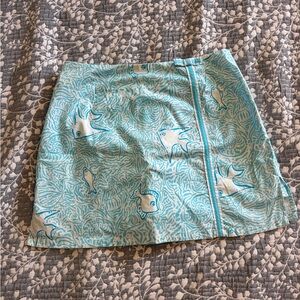 Lilly Pulitzer Havana Blue Hide n Seek skort - 6